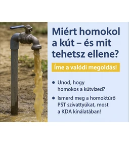 Homokol a kút? Így előzd meg a problémát – és ez a szivattyú akkor is működik, ha nem tudod elkerülni!