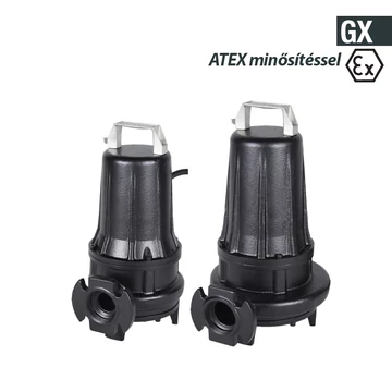 GX-EX 50-2/090 M 230V | DRENO Vágószerkezetes szivattyú [darálós merülő szivattyú]