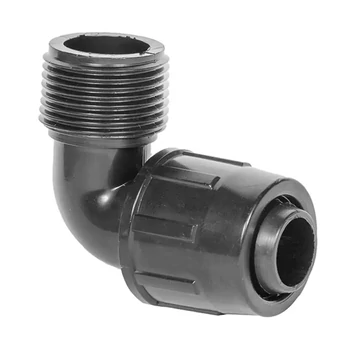 LPE könyök 16x1/2" KM