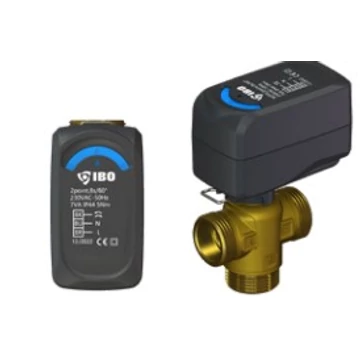 IBO MIX2 keverőszelep motorral 230V 8s 5 Nm DN25 1