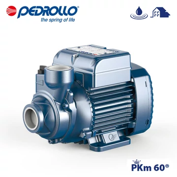 Pedrollo PKm 60  | 230V 38m 40l 0,37kW | Felszíni szivattyú perifériális járókerékkel