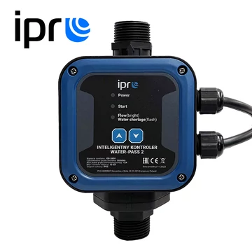 WATER-PASS 2 Szivattyú vezérlő vízütés elleni védelemmel | iPRO Vezérlő [áramlás kapcsoló]