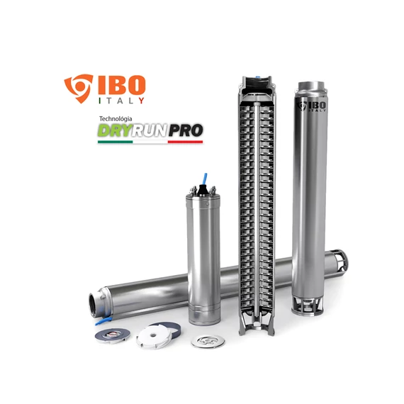 FP4 X020 | IBO ITALY 4 col Csőkút szivattyú [fúrt kút szivattyú]