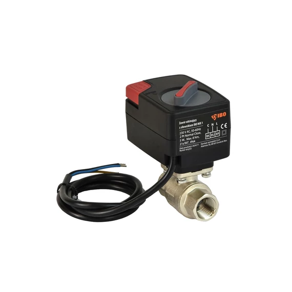 IBO MIX 1 zónaszelep  NC [alap helyzetben zárt] DN15 1/2