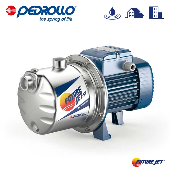 Pedrollo FUTURE JETm 1B-ST | 230V 36m 95l 0,48kW | Felszíni önfelszívó 