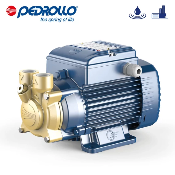 Pedrollo PV 90 Felszíni szivattyú perifériális járókerékkel, réz szivattyúházzal