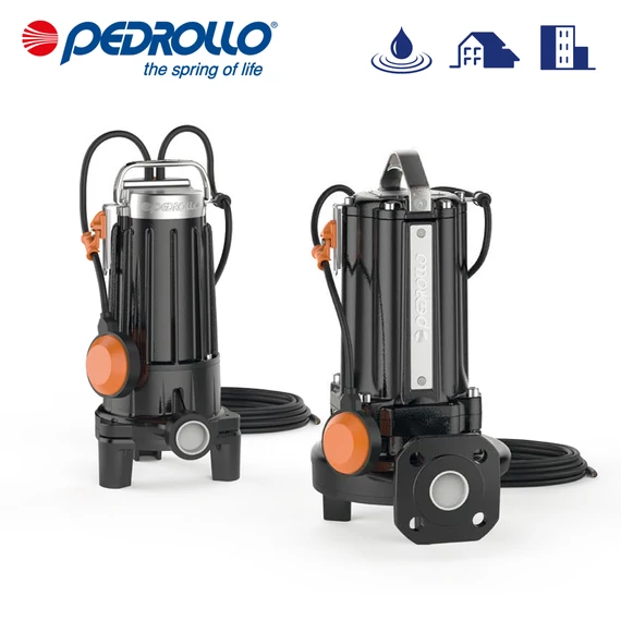 Pedrollo TRITUS TR 2.2 AP Merülő darálókéses szivattyú