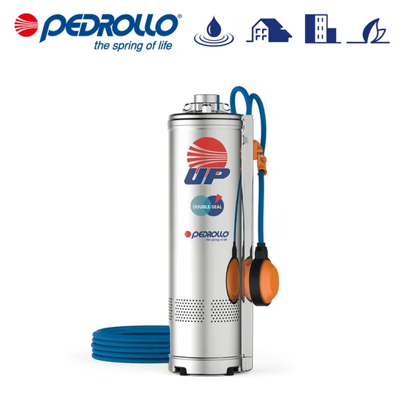 Pedrollo UP 2/5 Merülő szivattyú úszókapcsolóval, 20m - es tápvezetékkel