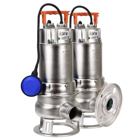 IQ PRO QBS 075 | Rozsdamentes merülő szivattyú Vortex járókerékkel 